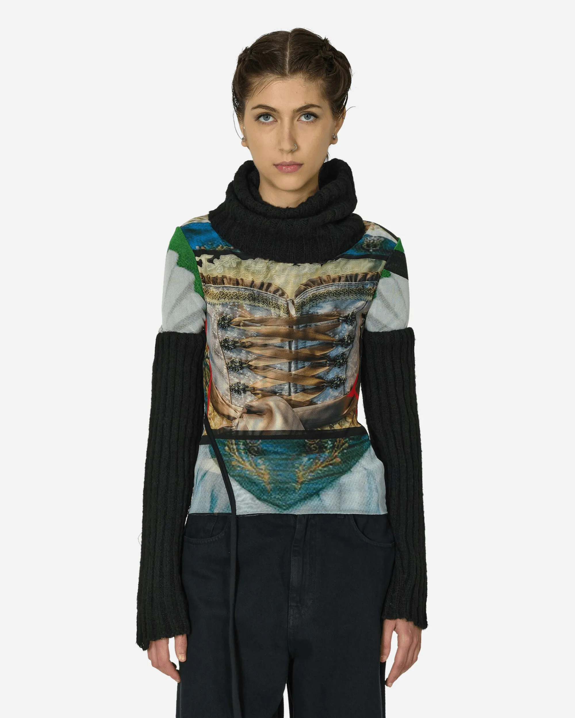 Ottolinger T-Shirts^Mesh Longsleeve Turtleneck Top Dirndl Print