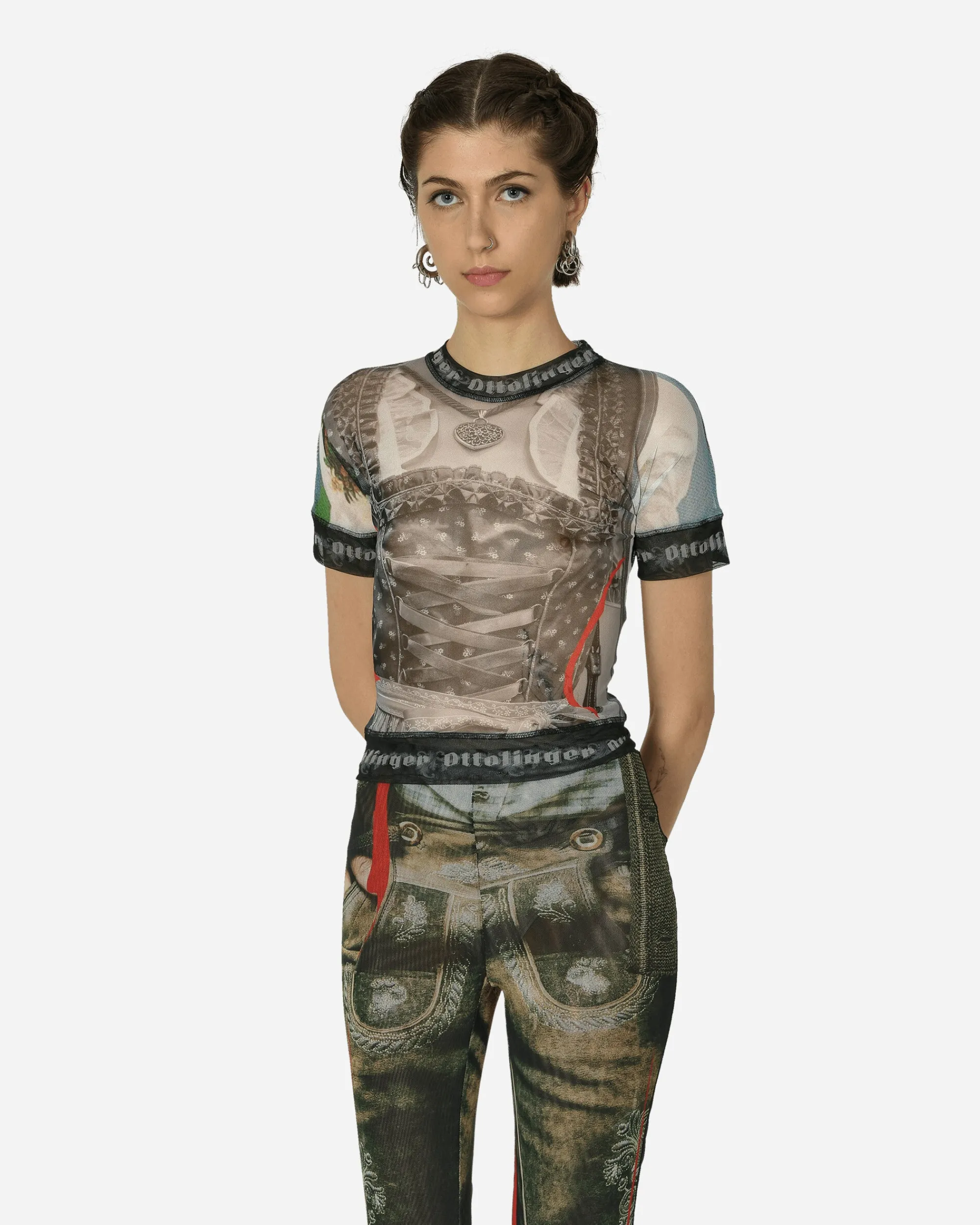 Ottolinger T-Shirts^Mesh T-Shirt Dirndl Print