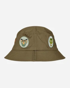 Brain Dead Hats|Hats^Metal Bucket Hat Green