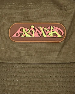 Brain Dead Hats|Hats^Metal Bucket Hat Green