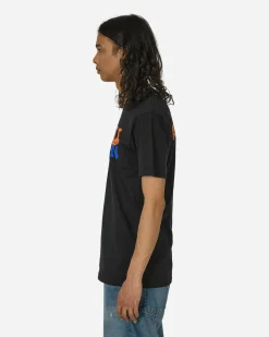 aNYthing T-Shirts^Mets Logo T-Shirt Black