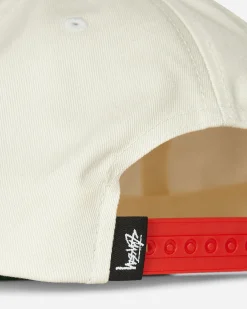 Stüssy Hats|Hats^Mid-Depth Big Stock Cap Cardinal