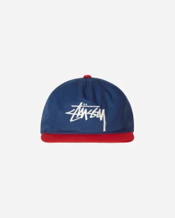 Stüssy Hats|Hats^Mid-Depth Big Stock Cap Navy