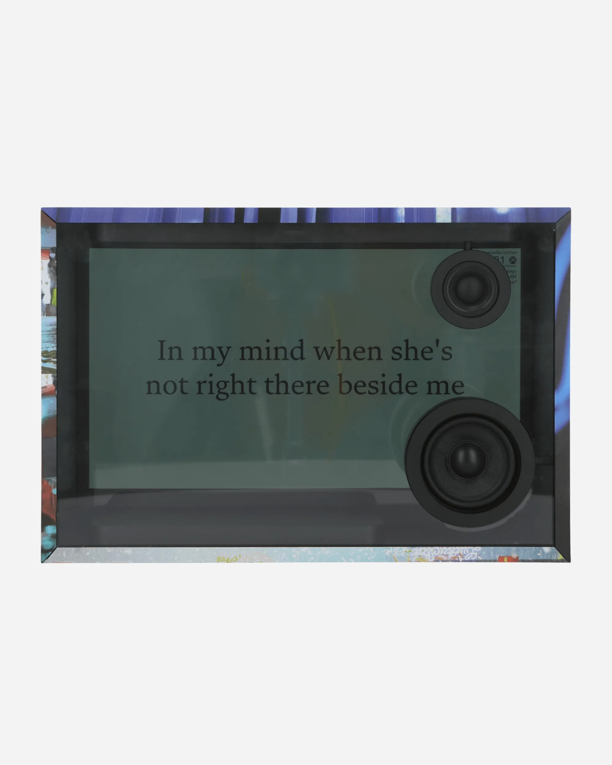 Cotodama Tech And Audio^Mika Ninagawa Lyric Speaker Box Multicolor