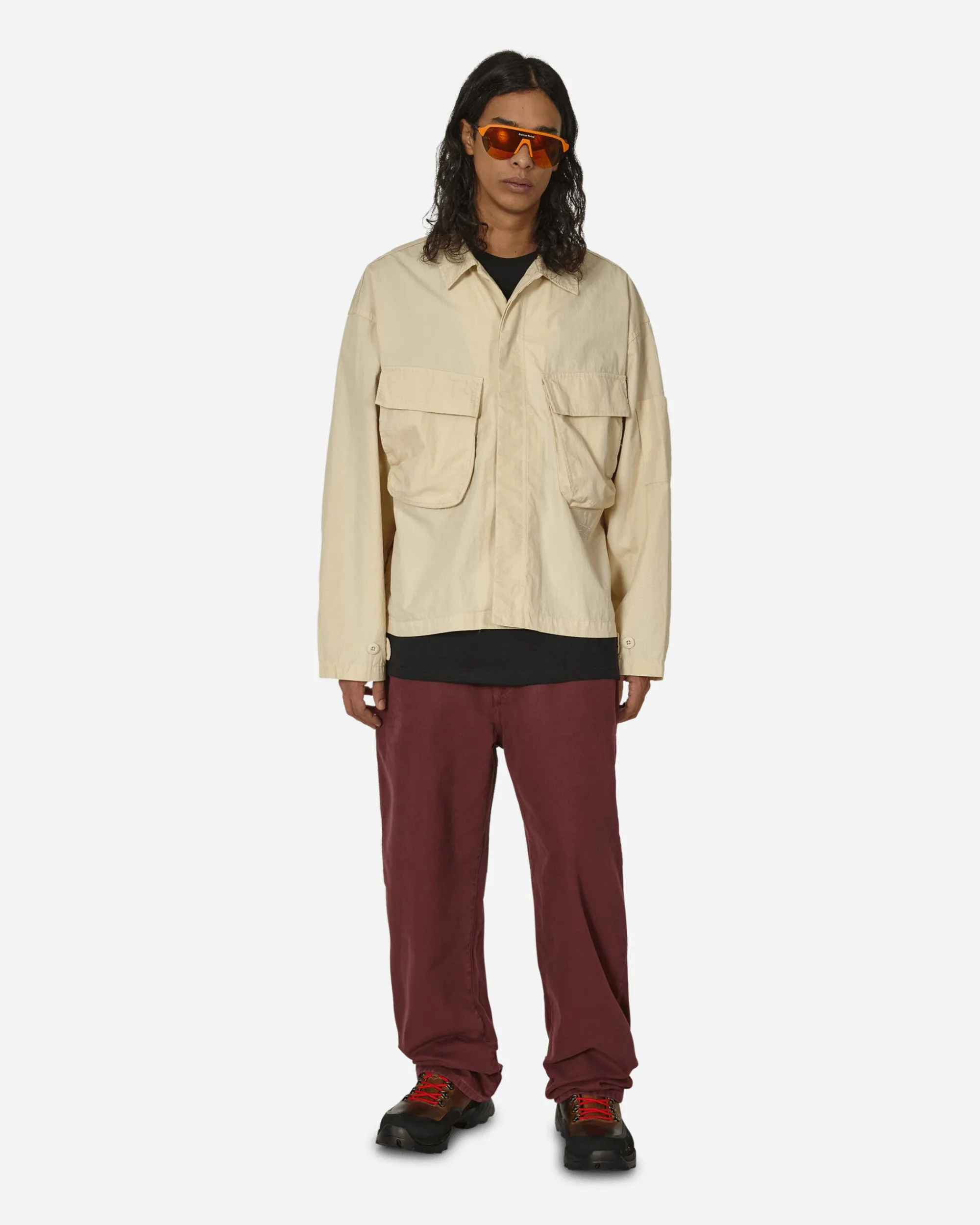 Stüssy Shirts^Military Longsleeve Overshirt Bone