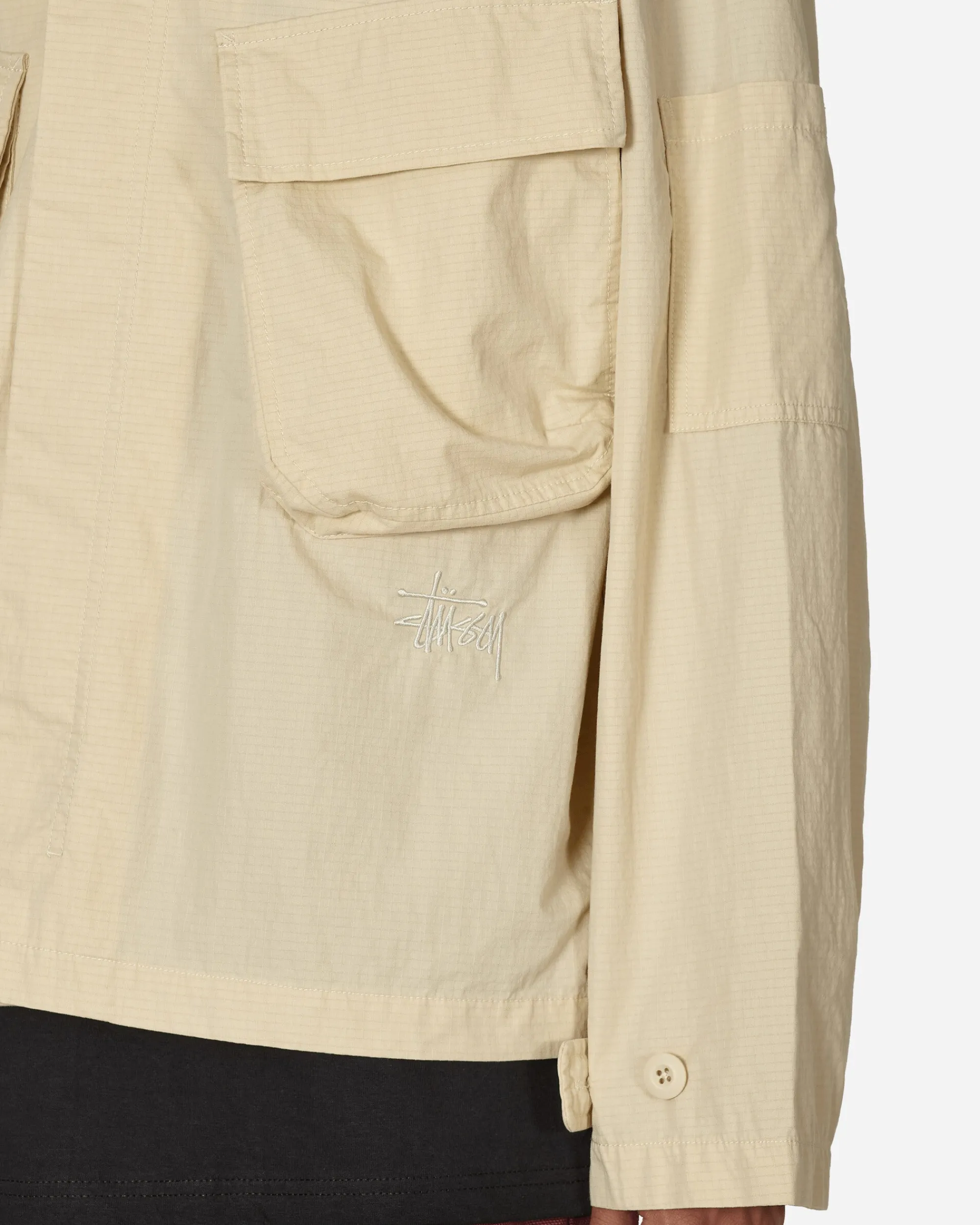 Stüssy Shirts^Military Longsleeve Overshirt Bone