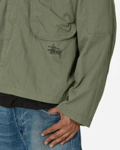 Stüssy Shirts^Military Longsleeve Overshirt Olive