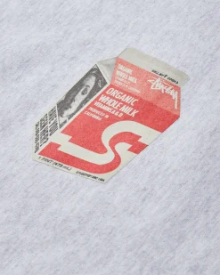 Stüssy Sweatshirts^Milk Crewneck Sweatshirt Ash Heather