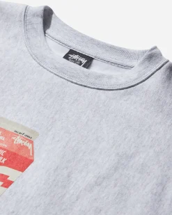 Stüssy Sweatshirts^Milk Crewneck Sweatshirt Ash Heather