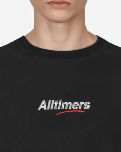 Alltimers Sweatshirts^Mini Estate Embroidered Crewneck Sweatshirt Black