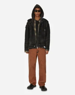 Maison MIHARA YASUHIRO Coats And Jackets^Mix Layered Denim Jacket Black
