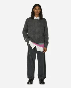Undercover Knitwear^Mohair Knit Sweater Grey
