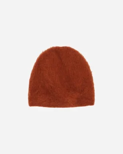and wander Hats|Hats^Mohair Wool Knit Cap Orange