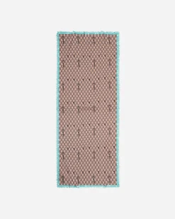 Off-White Gloves And Scarves|Gloves And Scarves^Monogram Maxi Scarf Beige