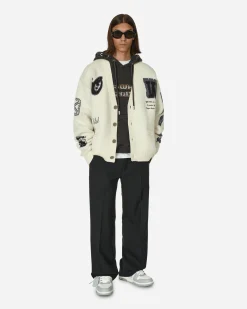 Off-White Knitwear^Moon Vars Knit Cardigan Beige