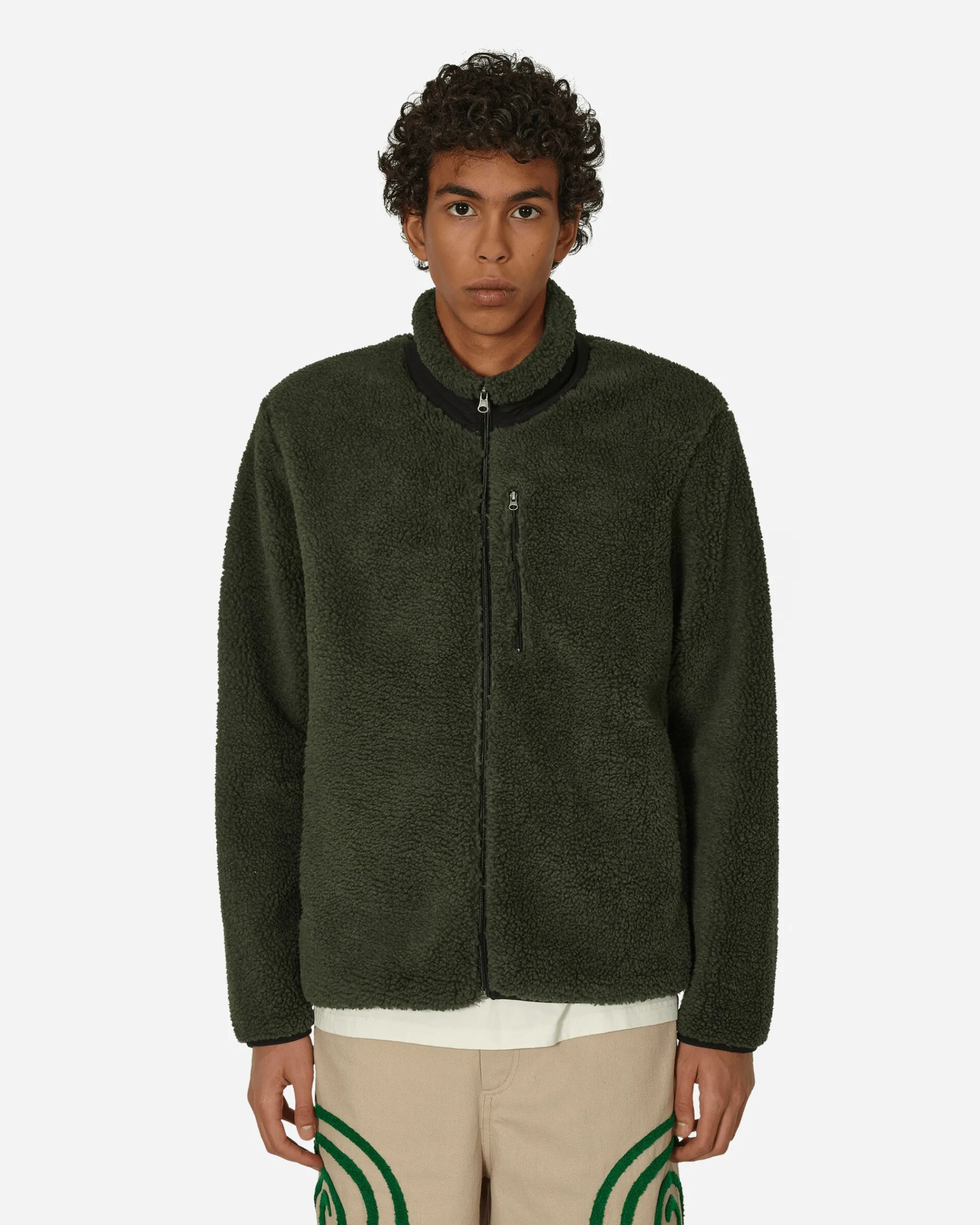 Museum of Peace & Quiet Coats And Jackets^MoPQ Sherpa Jacket Forest / Black
