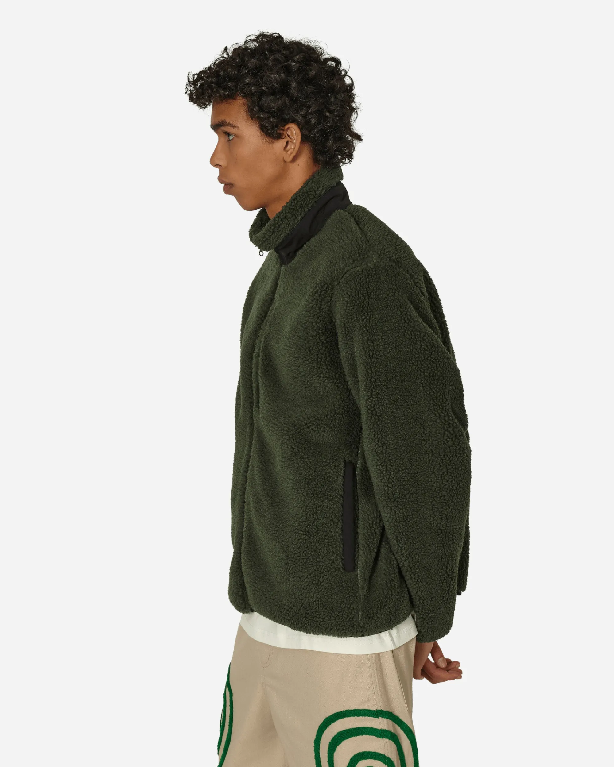 Museum of Peace & Quiet Coats And Jackets^MoPQ Sherpa Jacket Forest / Black