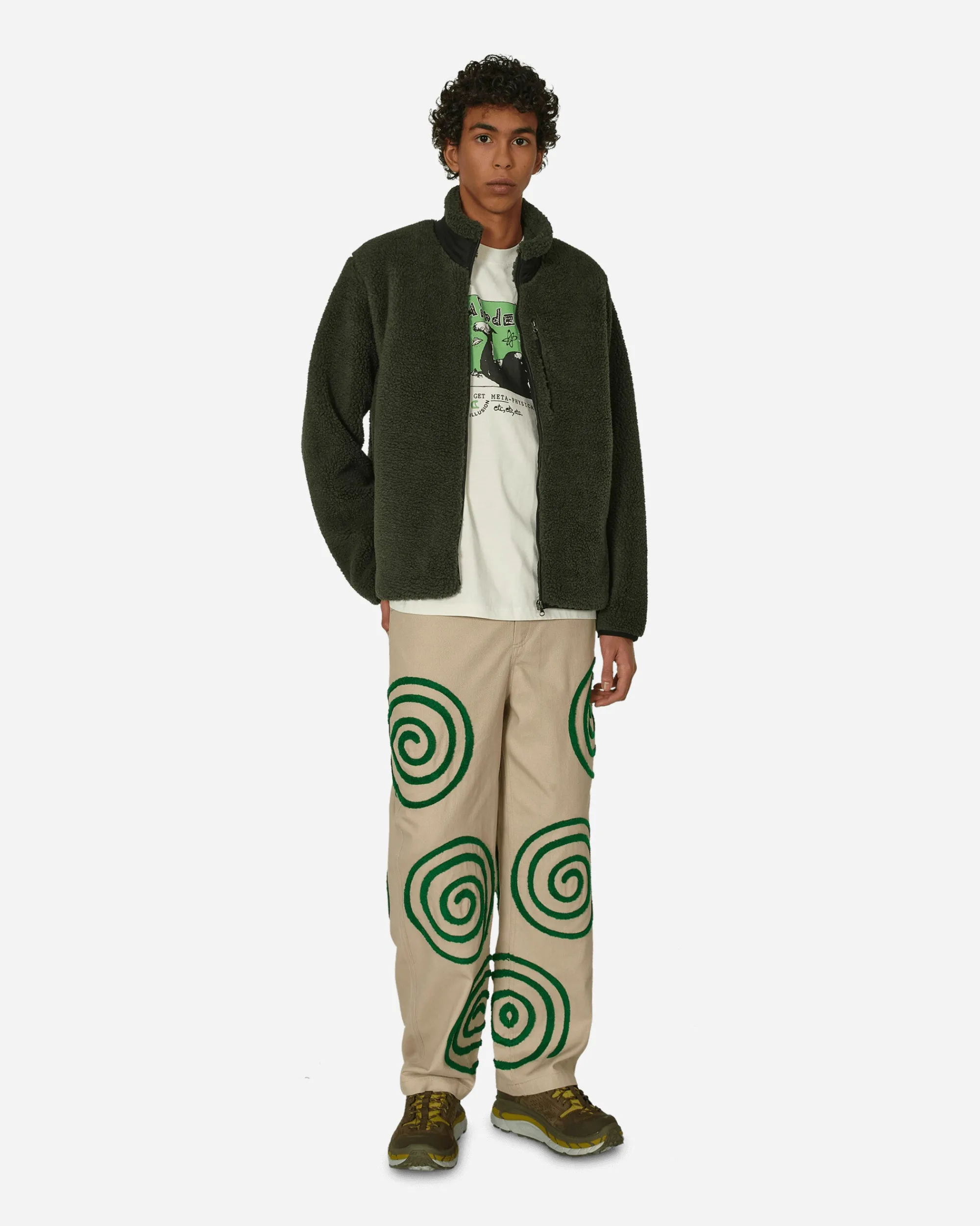 Museum of Peace & Quiet Coats And Jackets^MoPQ Sherpa Jacket Forest / Black