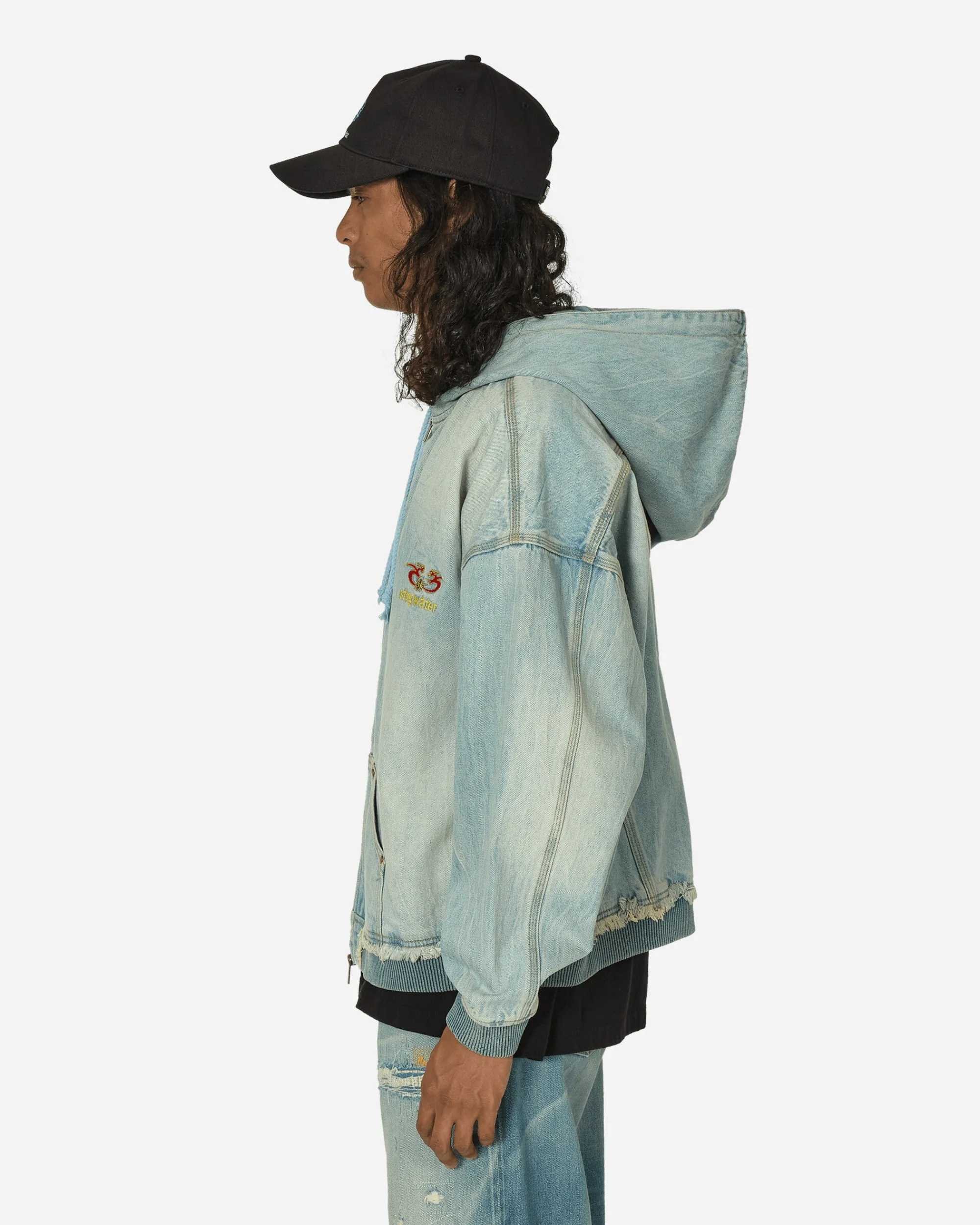 Stingwater Coats And Jackets^Moses Bomber Hoodie Vintage Blue