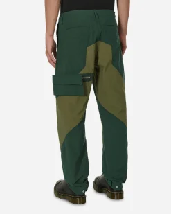 Phingerin Pants^Moving Diagonal Pants Green / Olive