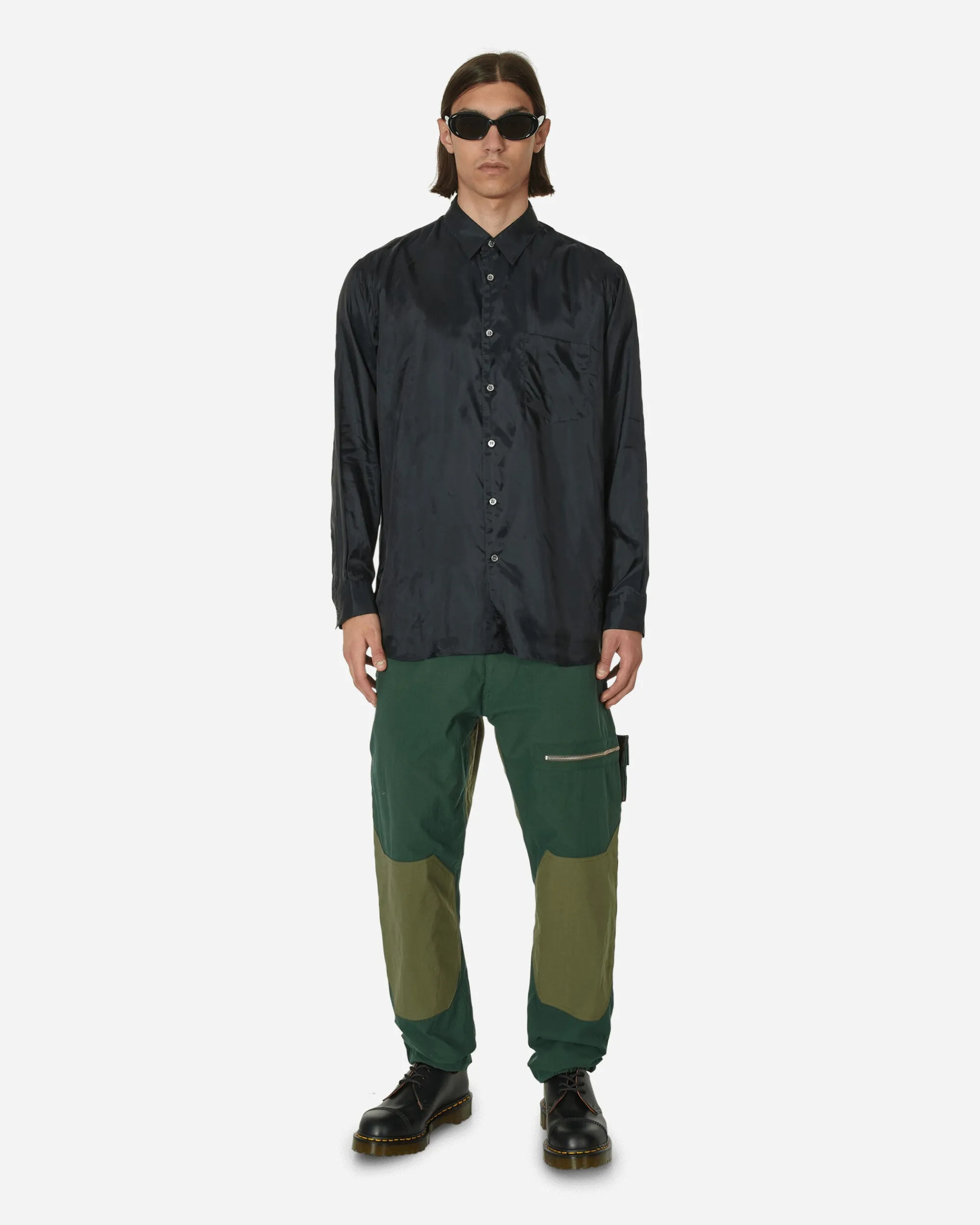Phingerin Pants^Moving Diagonal Pants Green / Olive