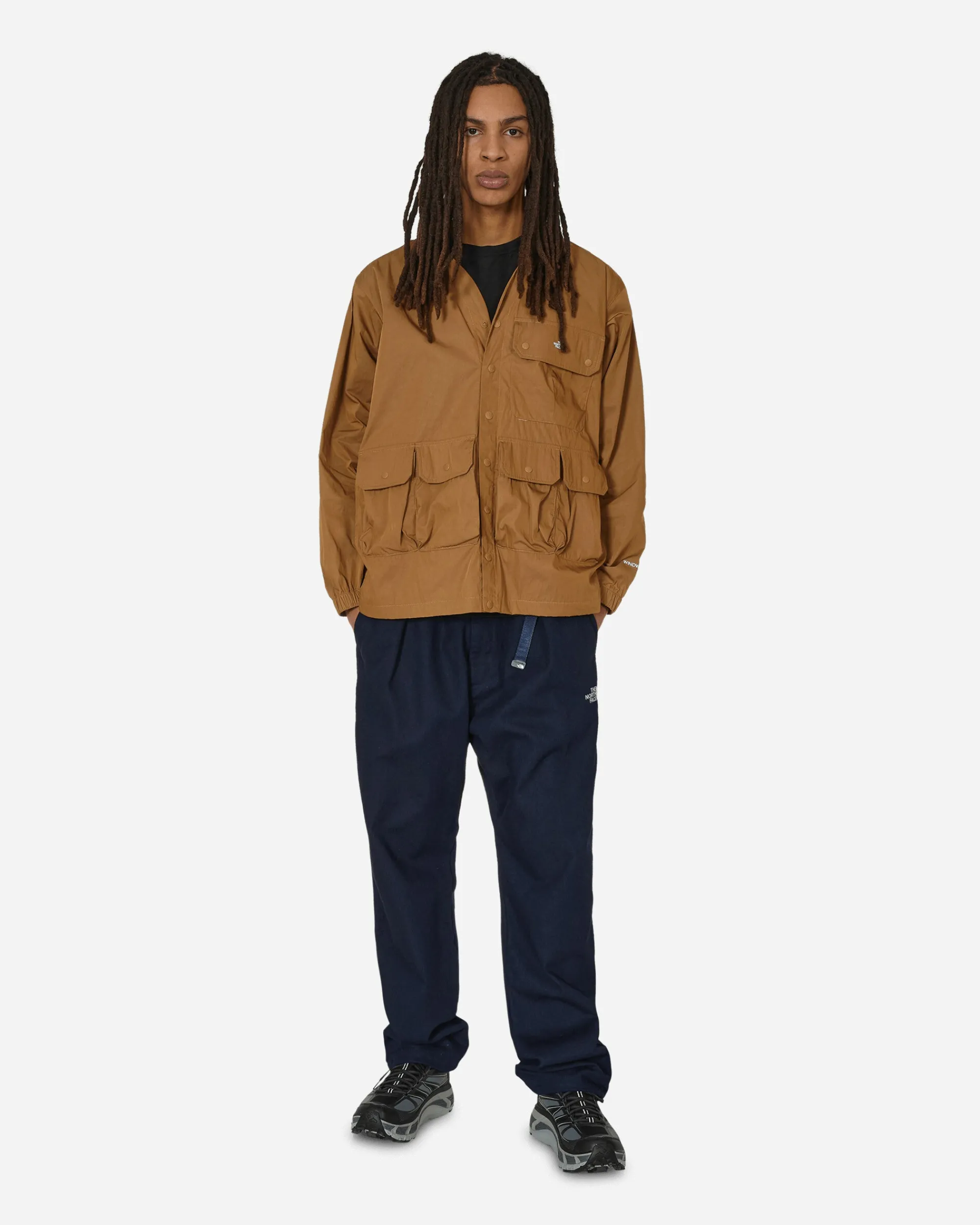 The North Face Coats And Jackets^Multi-Pocket Hooded Cardigan Utility Brown