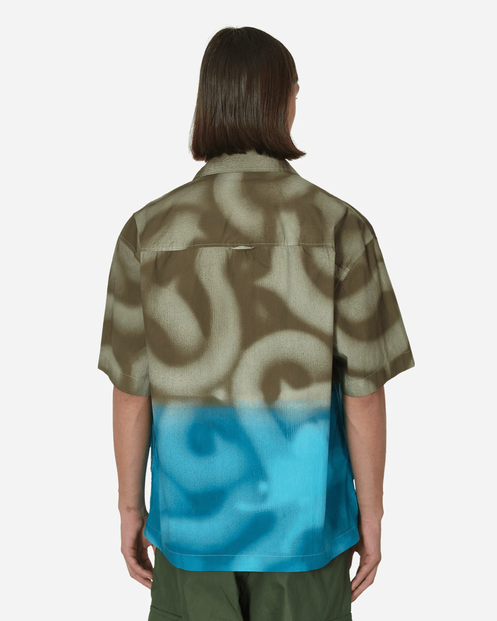 Awake NY Shirts^Mundo Dip Dyed Camp Shirt Brown / Blue