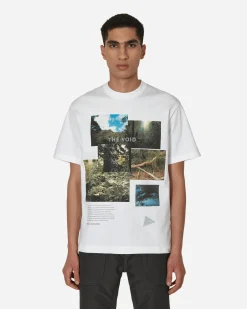 and wander T-Shirts^Naoki Ishikawa “THE VOID” T-Shirt White