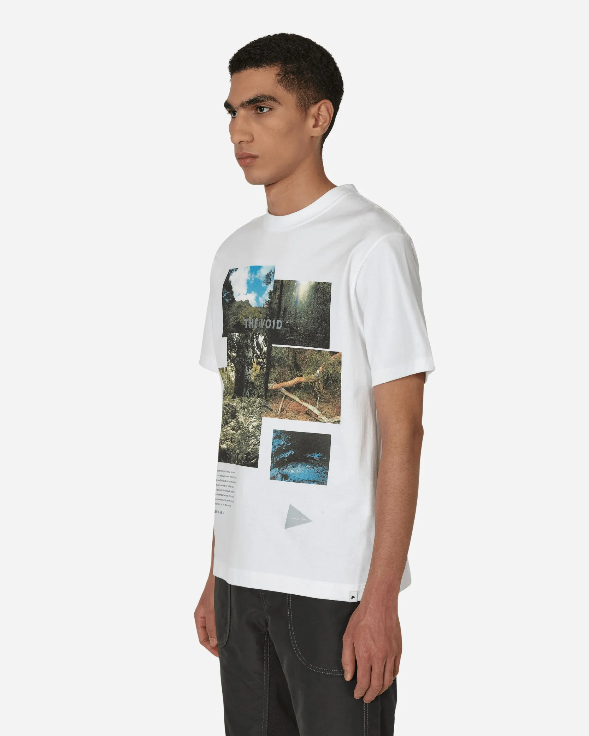 and wander T-Shirts^Naoki Ishikawa “THE VOID” T-Shirt White