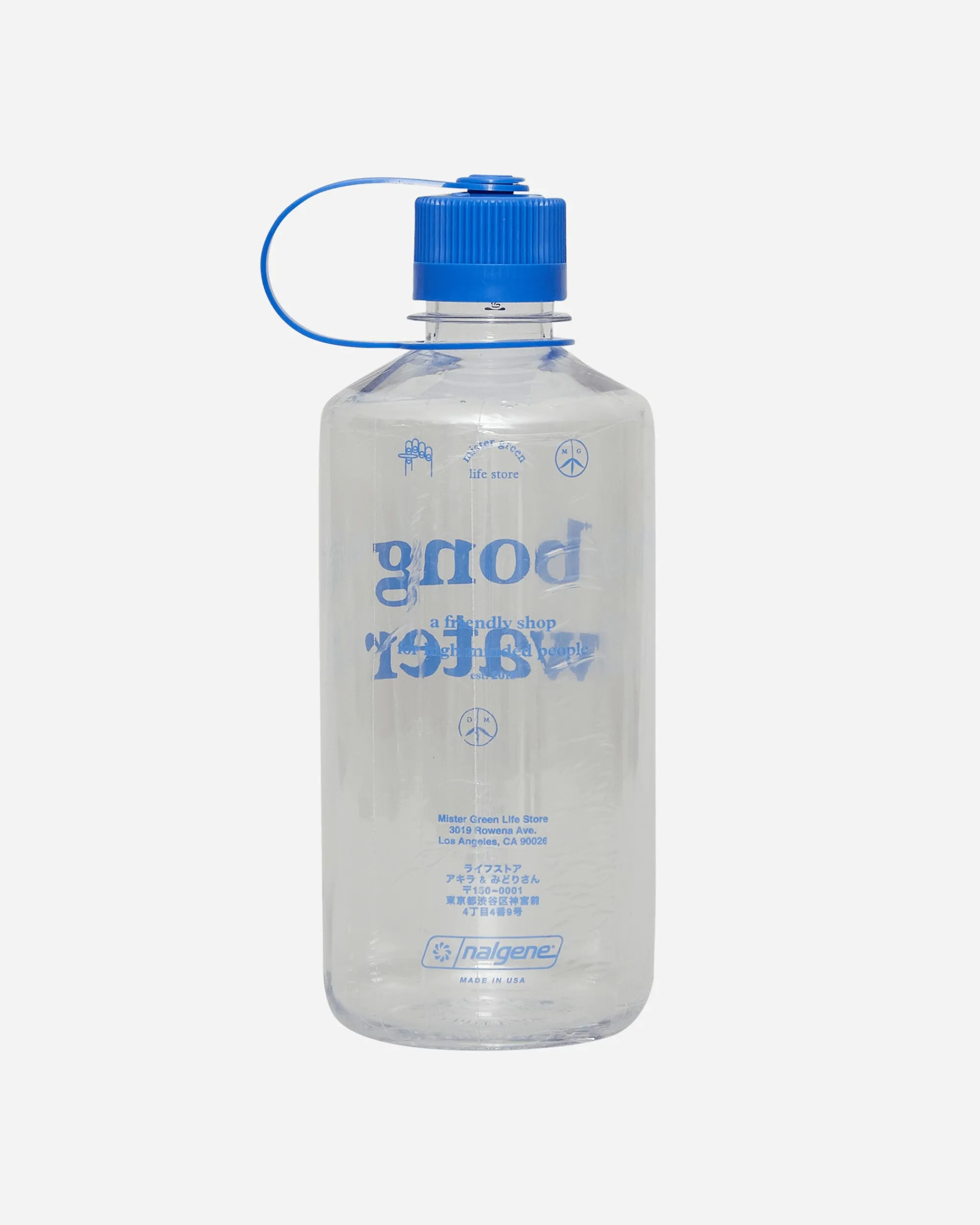 Mister Green Equipment^Narrow Mouth Bong Water Nalgene Bottle Clear