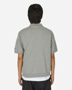 Hysteric Glamour T-Shirts^Nashville Collared Sweatshirt Grey