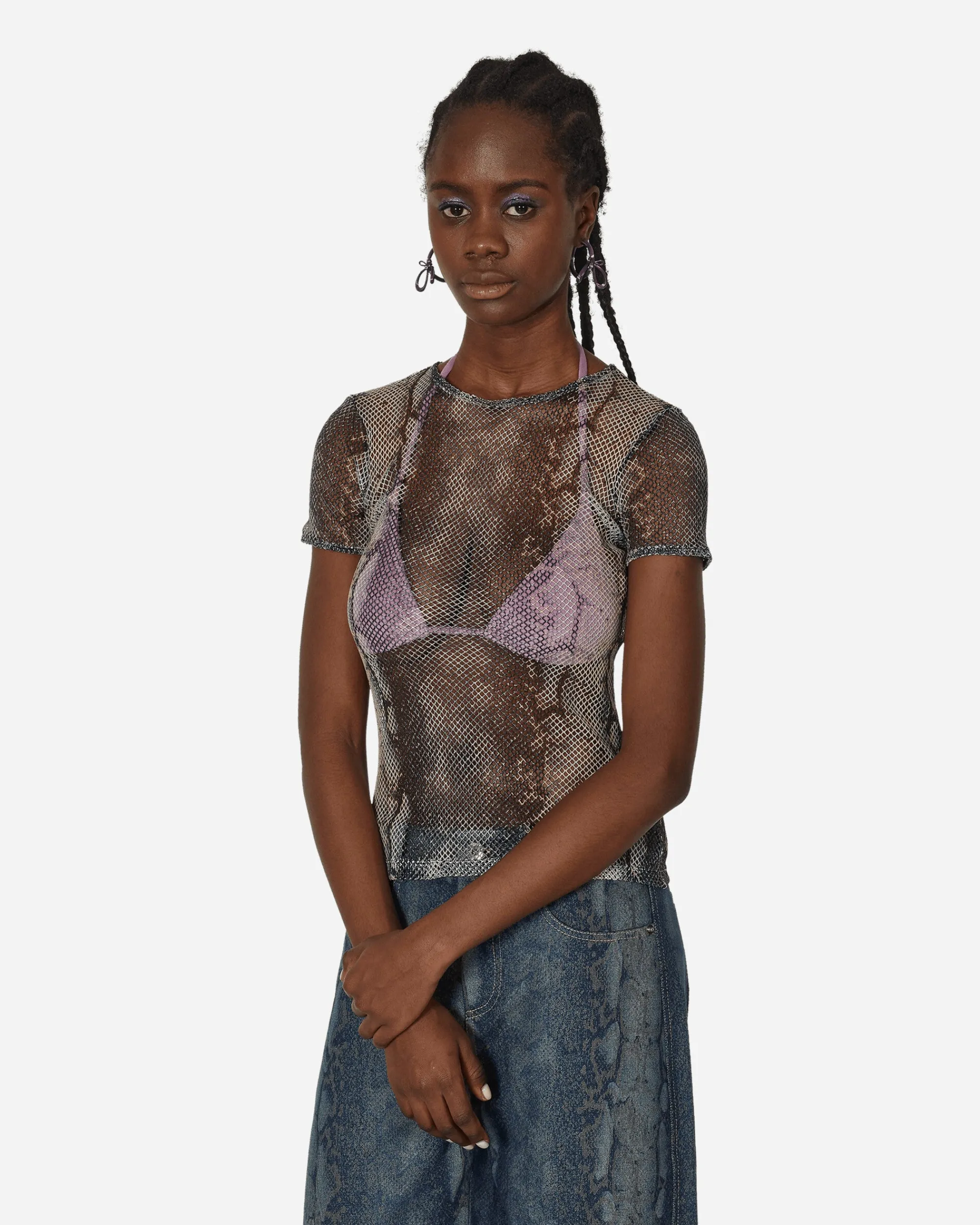Priscavera T-Shirts^Netting T-Shirt Snake
