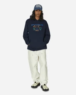 Nancy Sweatshirts^Never Go Outside Again Hoodie Navy