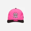 New Era Hats|Hats^New York Yankees Chrome Logo Golfer Cap Bright Pink