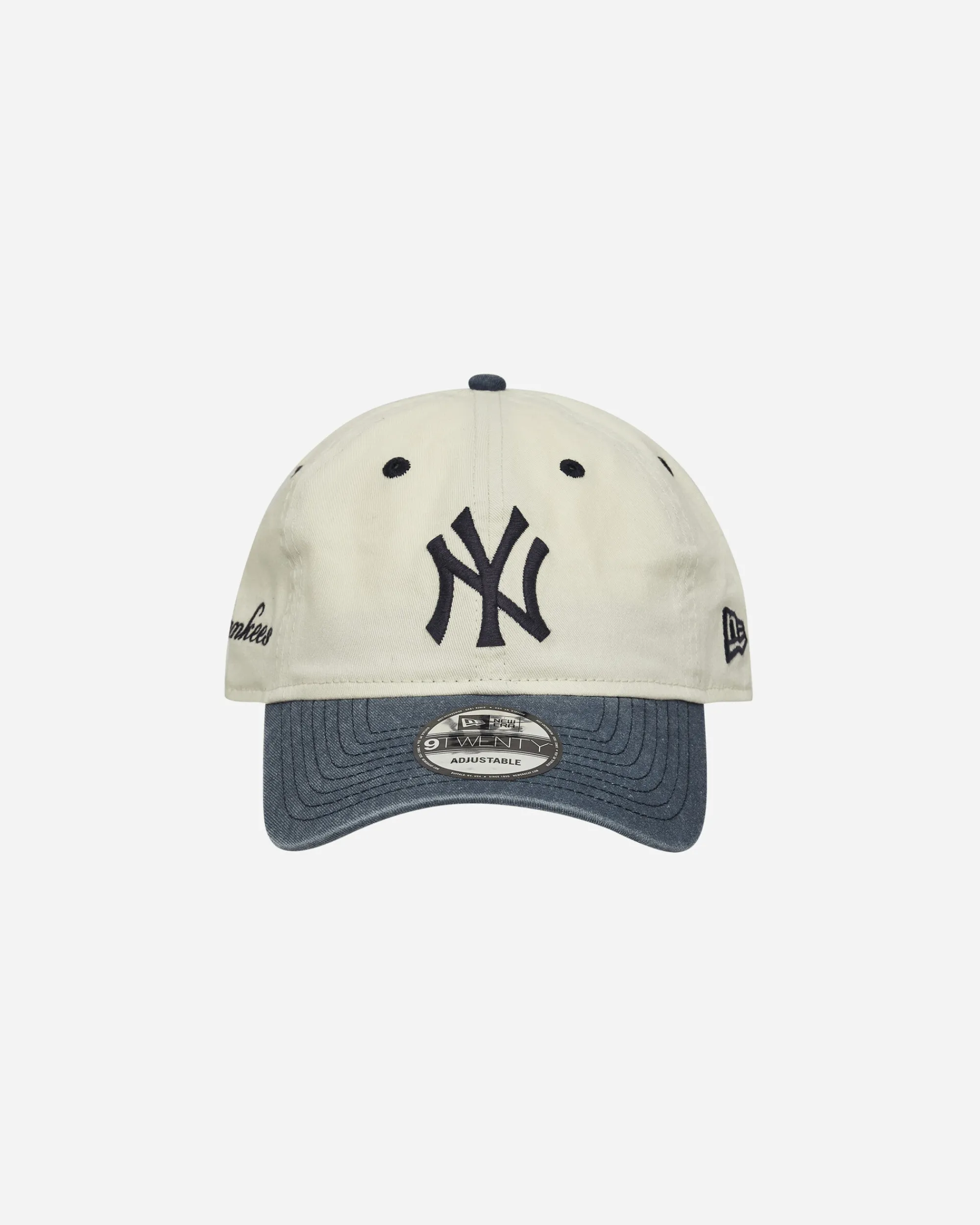 New Era Hats|Hats^New York Yankees Classic Sidescript 9TWENTY Adjustable Cap White