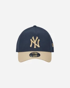 New Era Hats|Hats^New York Yankees Moleskin Crown 9FORTY A-Frame Adjustable Cap Navy