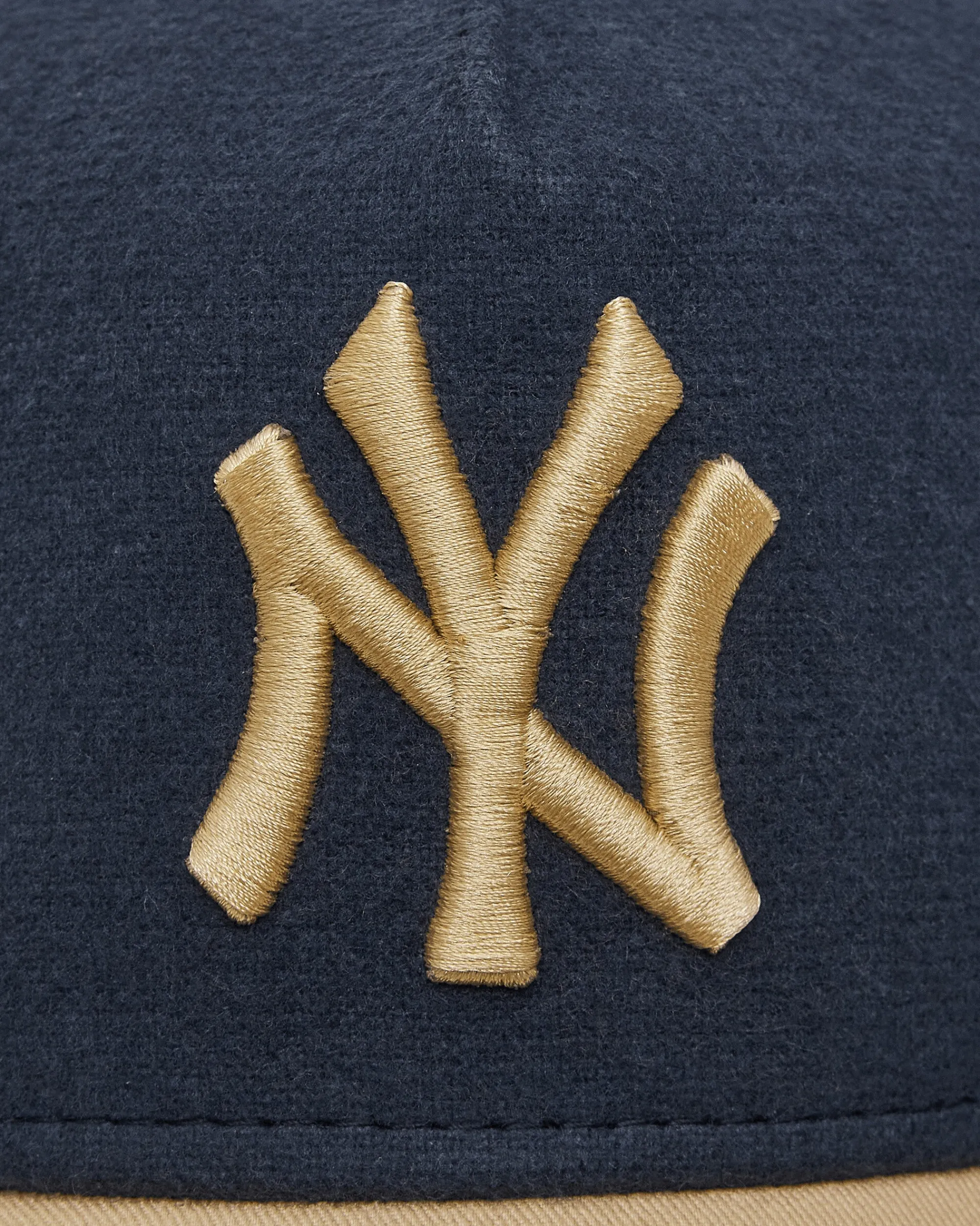 New Era Hats|Hats^New York Yankees Moleskin Crown 9FORTY A-Frame Adjustable Cap Navy
