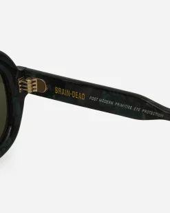 Brain Dead Eyewear|Eyewear^Newman Post Modern Primitive Eye Protection Sunglasses Green Pearl