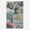 Serapis Textile^Newspaper Cut Bedsheets Multicolor