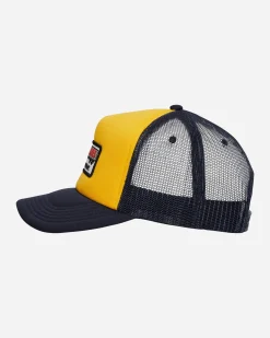 Pleasures Hats|Hats^Nightmare Trucker Cap Navy / Yellow