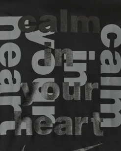 Comme Des Garçons Black T-Shirts^Nike Calm in Your Heart T-Shirt Black