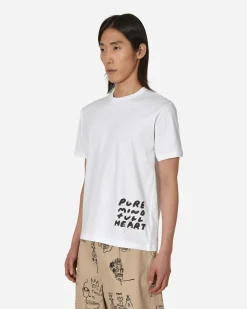 Comme Des Garçons Black T-Shirts^Nike Message Print T-Shirt White