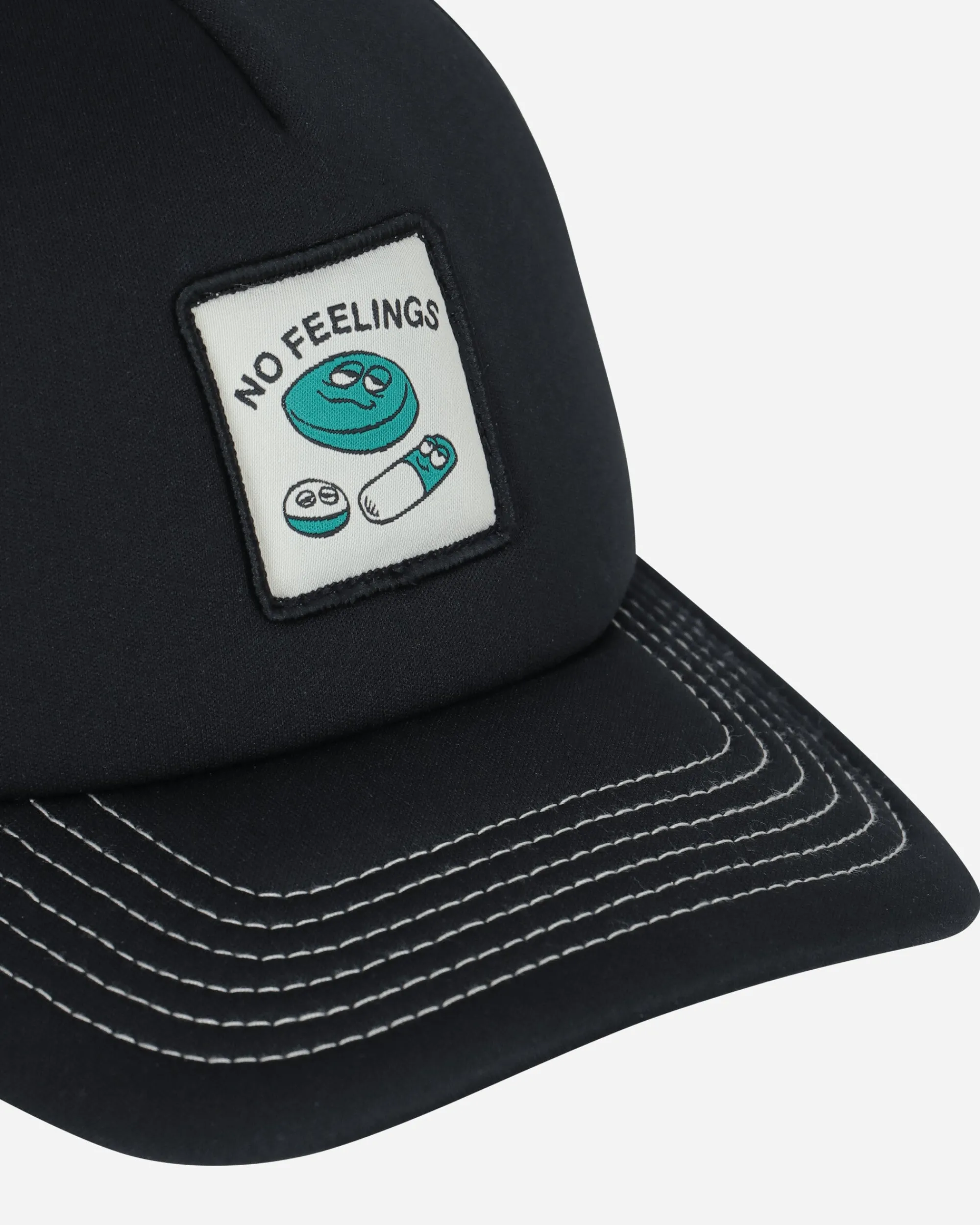 No Problemo Hats|Hats^No Feelings Trucker Cap Black
