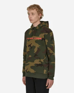 DCV'87 Sweatshirts^No Games Hooded Sweatshirt Green