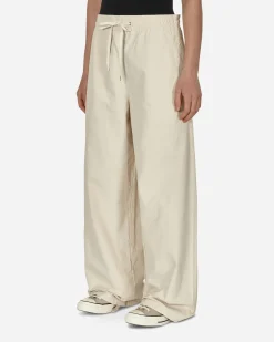 in・stru(men-tal) Pants^No Side Seam Easy Wide Pants White