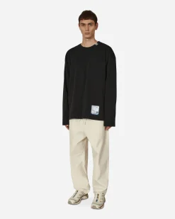 in・stru(men-tal) Pants^No Side Seam Long Pants White