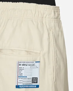 in・stru(men-tal) Pants^No Side Seam Long Pants White