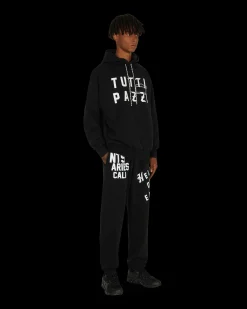 Aries Pants^NTS Tutti Pazzi Sweatpants Black