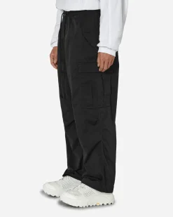 Junya Watanabe MAN Pants^Nylon Drawstring Cargo Pants Black