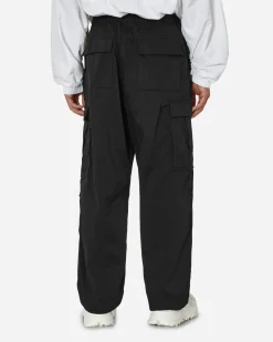 Junya Watanabe MAN Pants^Nylon Drawstring Cargo Pants Black